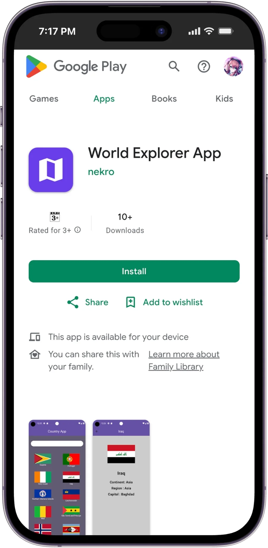 Android - World Explorer App